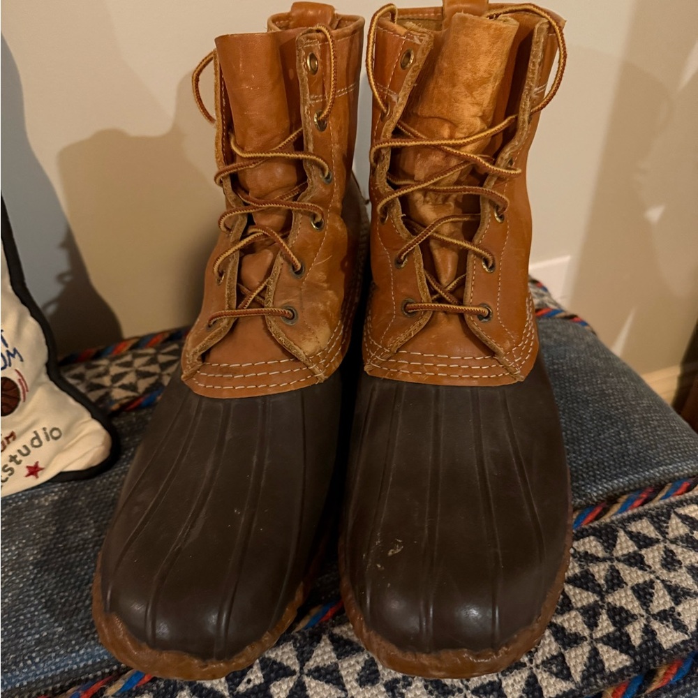 Men's L.L. Bean Duck Boots Maine Hunting Shoe 14M